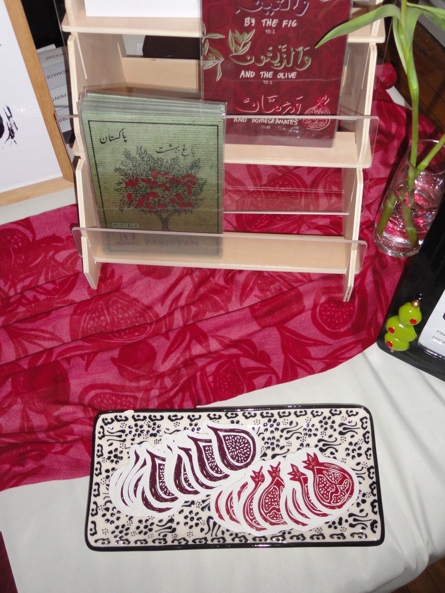 Fig & Pomegranate Sticker Set